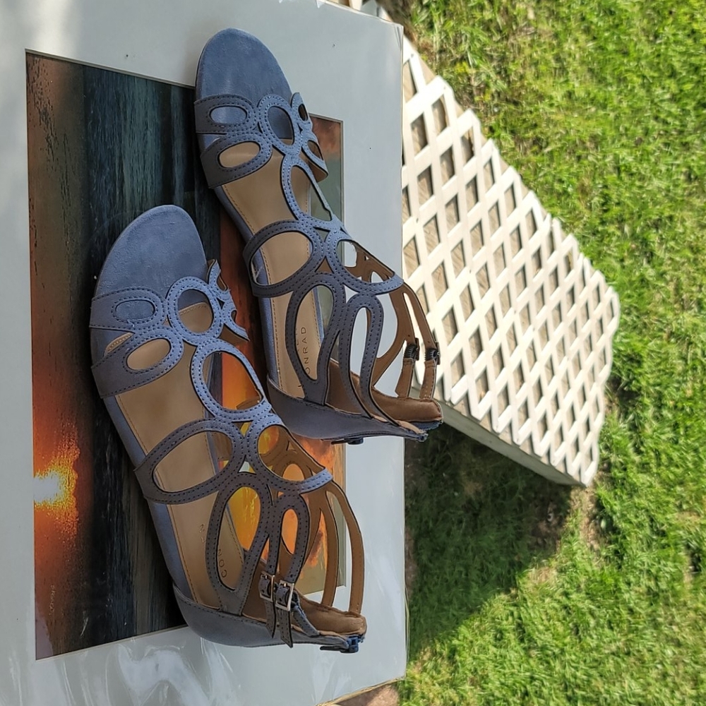 Lauren Conrad baby blue gladiator sandals